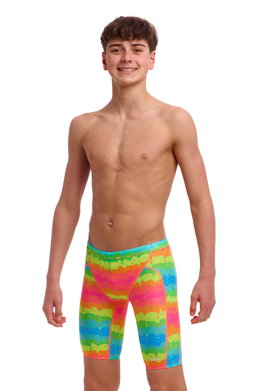 NEW! Funky Trunks Boys Training Jammers Melting Mayhem