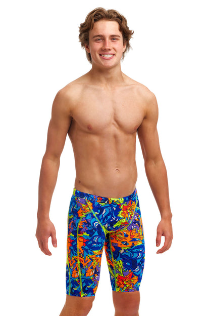 NEW! Funky Trunks Boys Eco Training Jammers Mixed Mess