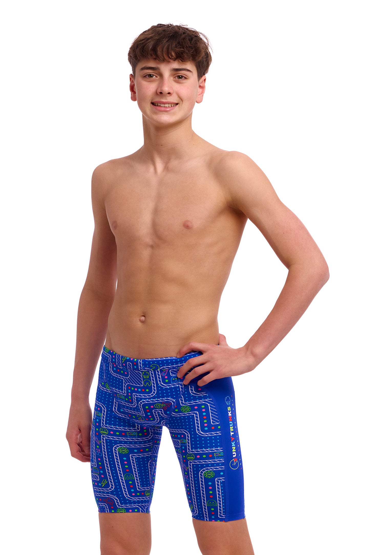 NEW! Funky Trunks Boys Training Jammers Much Munchies