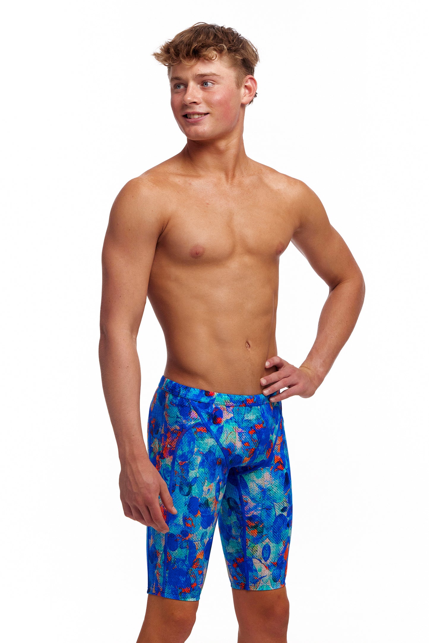 NEW! Funky Trunks Boys Training Jammers Paint Press