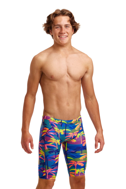Funky Trunks Boys Eco Training Jammers Palm A Lot