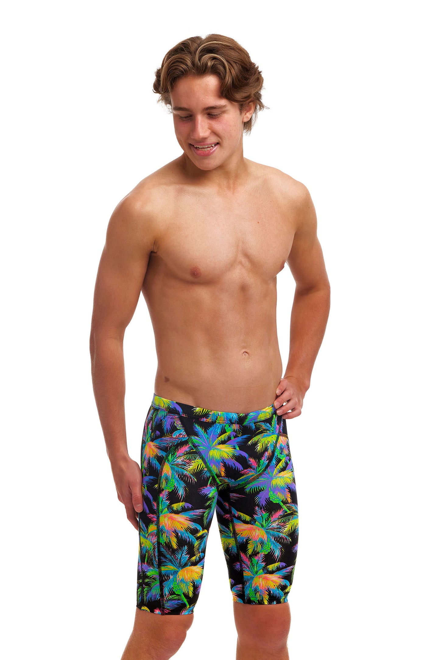 NEW! Funky Trunks Boys Eco Training Jammers Paradise Please