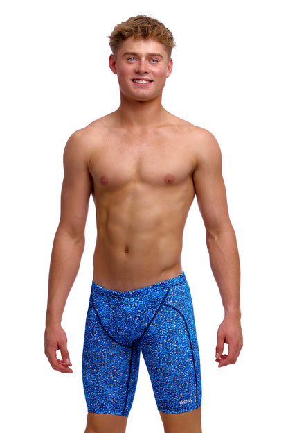 NEW! Funky Trunks Boys Training Jammers Pebble Beach-front view