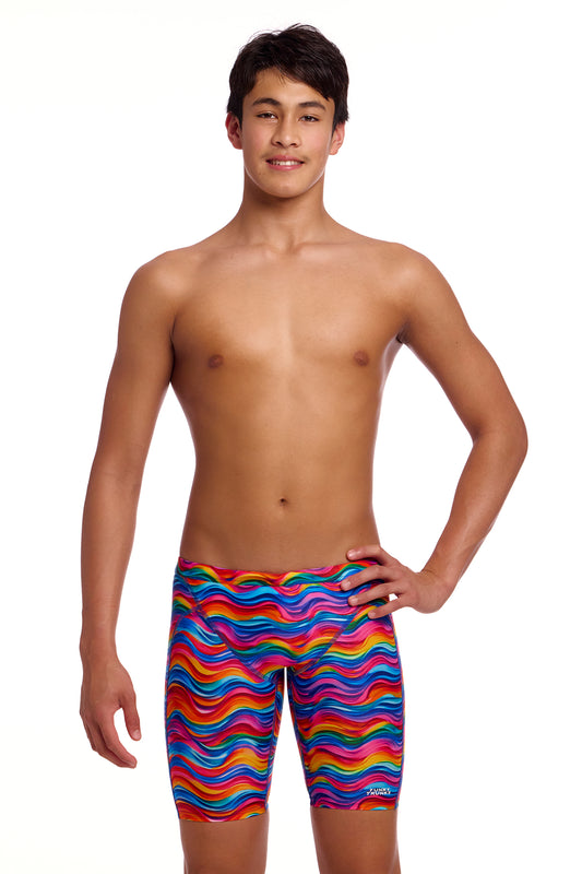 NEW! Funky Trunks Boys Training Jammers Plastic Fantastic