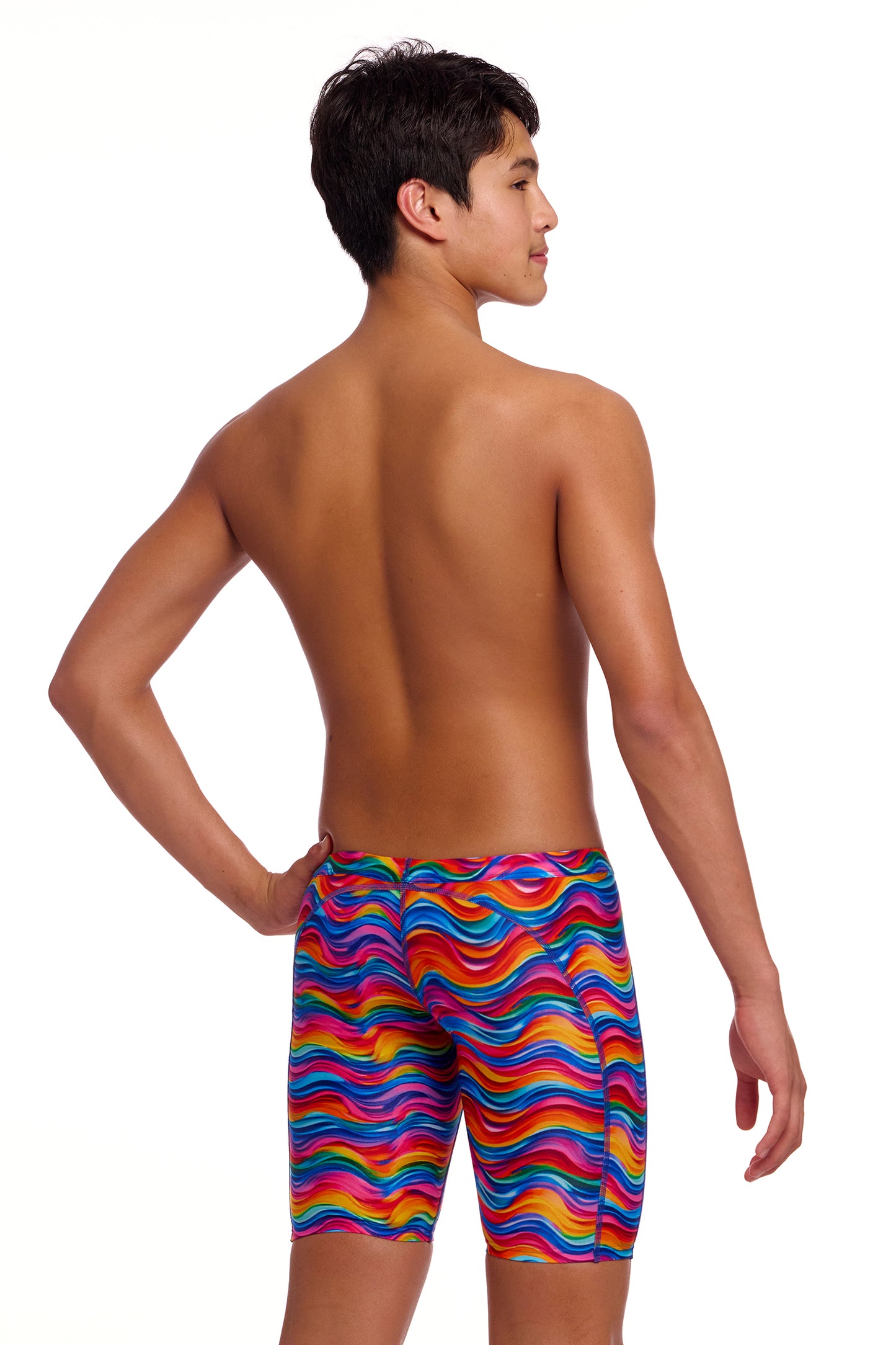 NEW! Funky Trunks Boys Training Jammers Plastic Fantastic