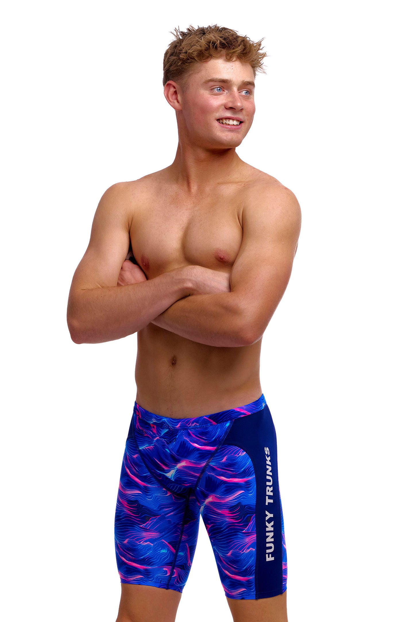 NEW! Funky Trunks Boys Training Jammers Rising Tide