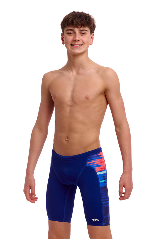 NEW! Funky Trunks Boys Training Jammers Storm At Sea