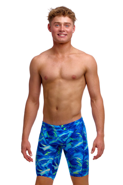 NEW! Funky Trunks Boys Training Jammers Storm Chaser-front view