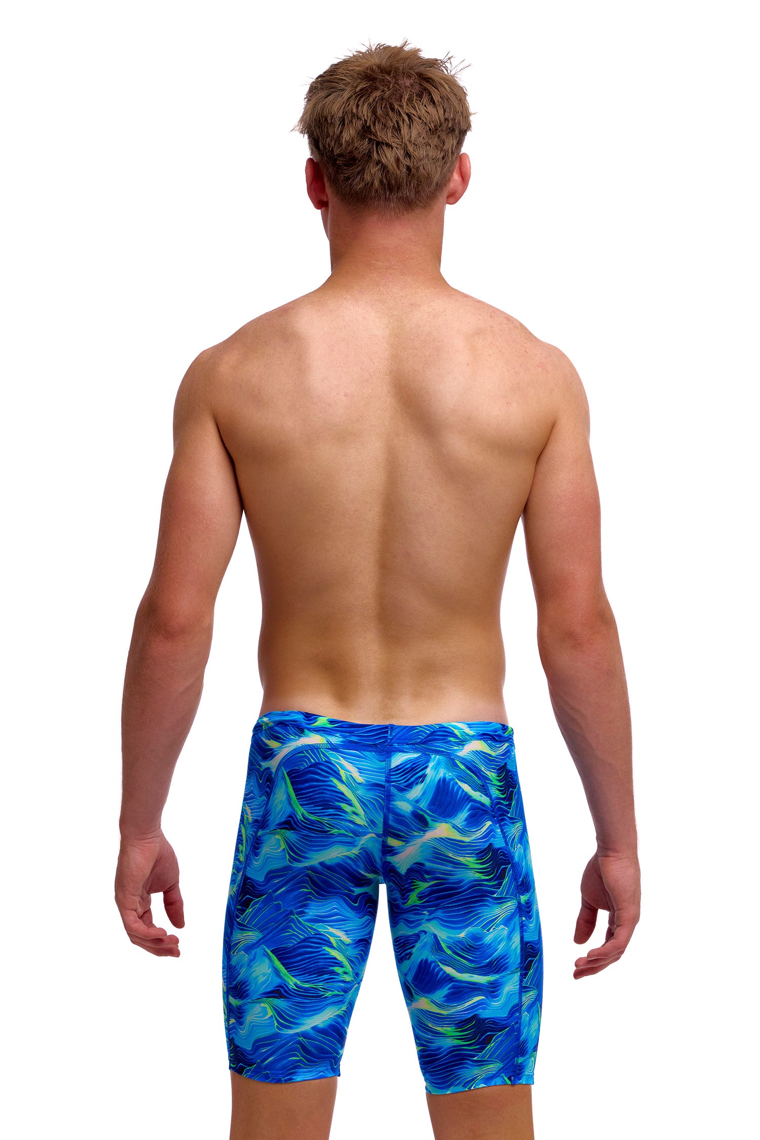 NEW! Funky Trunks Boys Training Jammers Storm Chaser-rear view