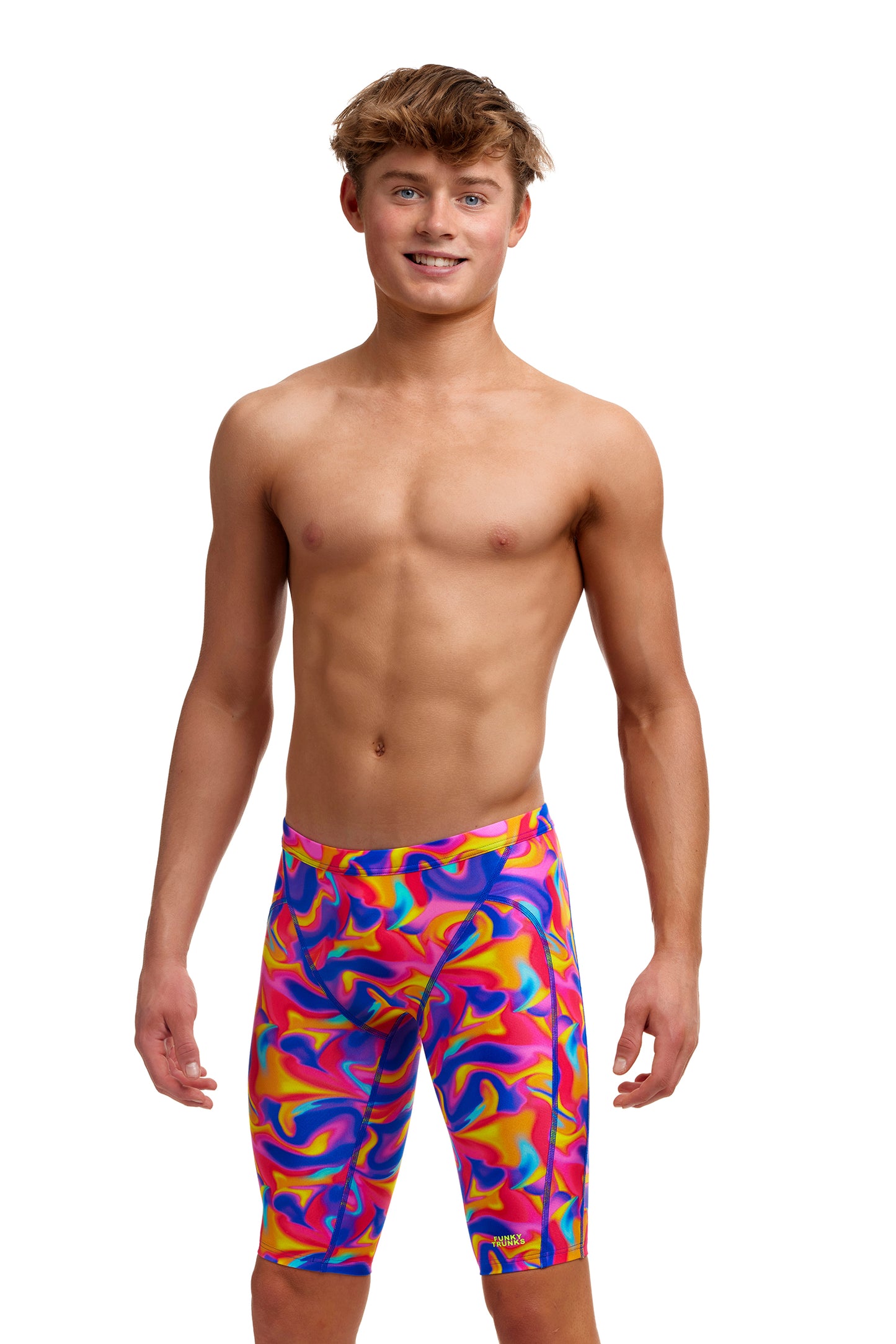 Funky Trunks Boys Training Jammers Summer Swirl