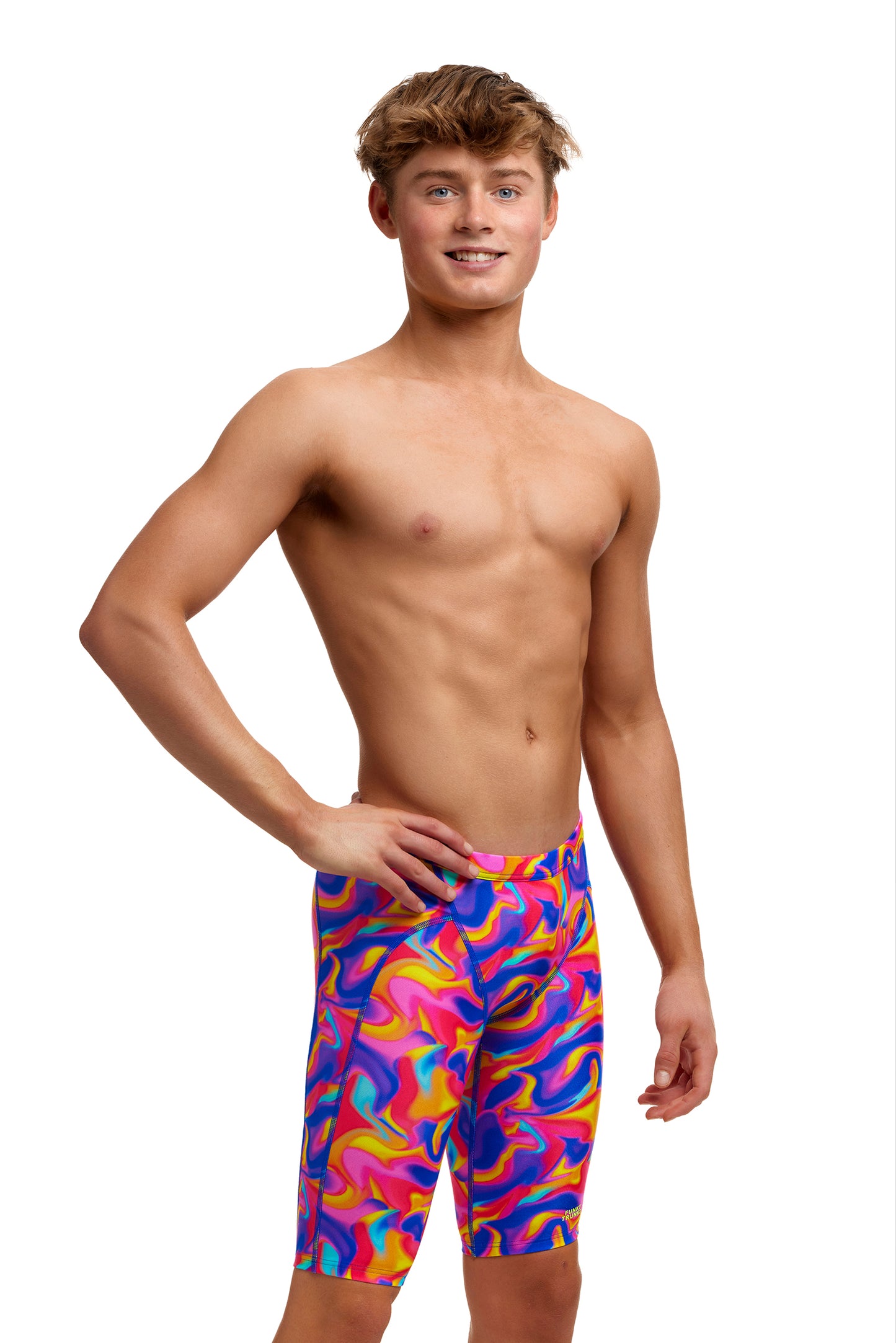 Funky Trunks Boys Training Jammers Summer Swirl