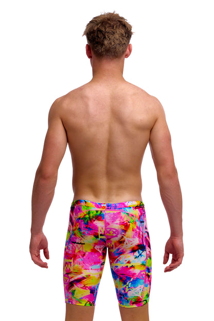 NEW! Funky Trunks Boys Training Jammers Tag Her-rear view