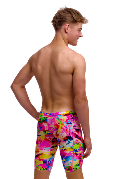 NEW! Funky Trunks Boys Training Jammers Tag Her