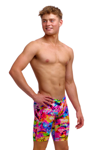 NEW! Funky Trunks Boys Training Jammers Tag Her