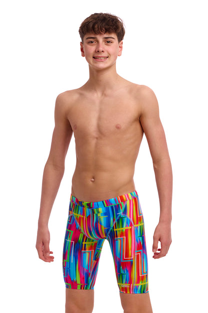 NEW! Funky Trunks Boys Training Jammers The Glitch