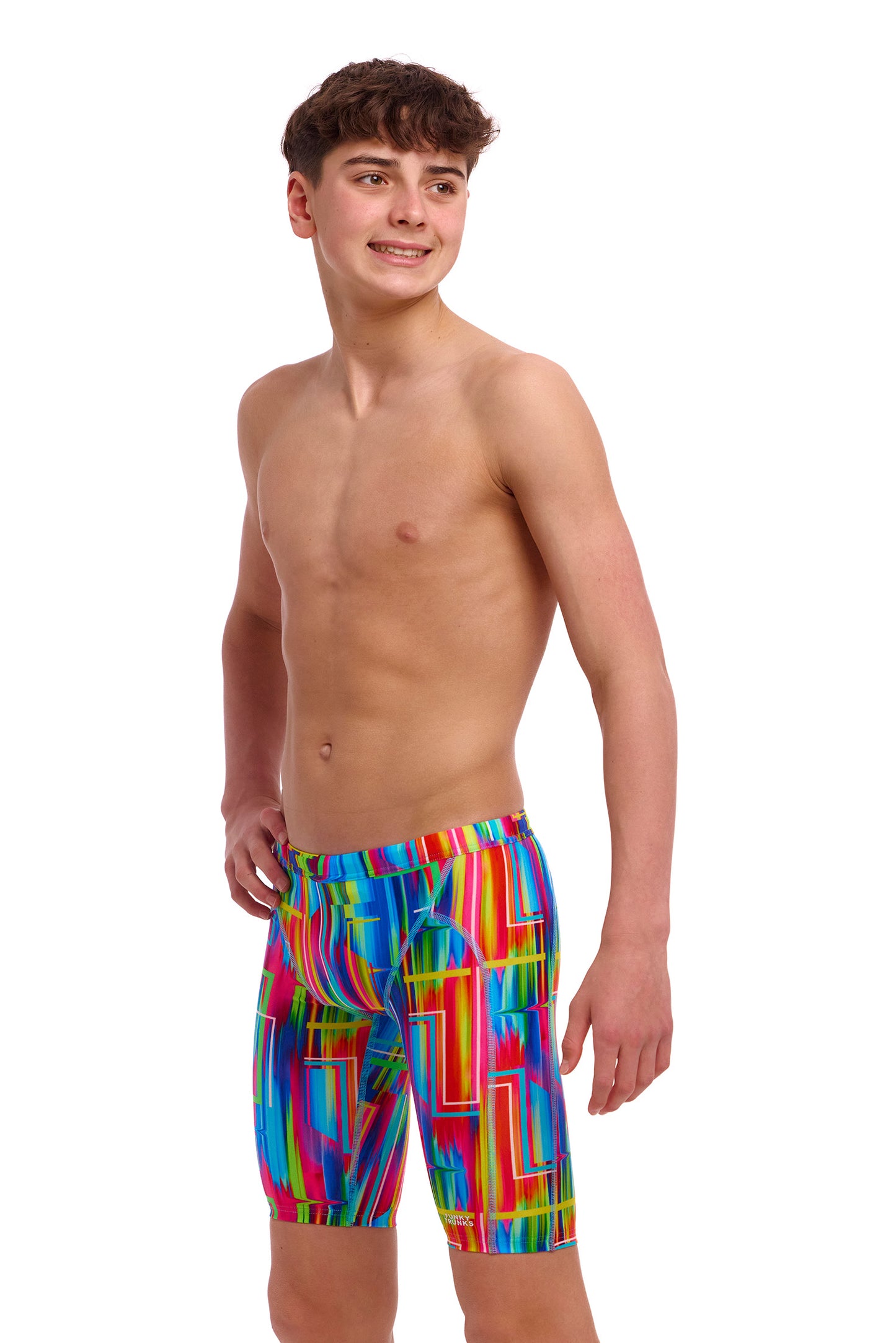 NEW! Funky Trunks Boys Training Jammers The Glitch