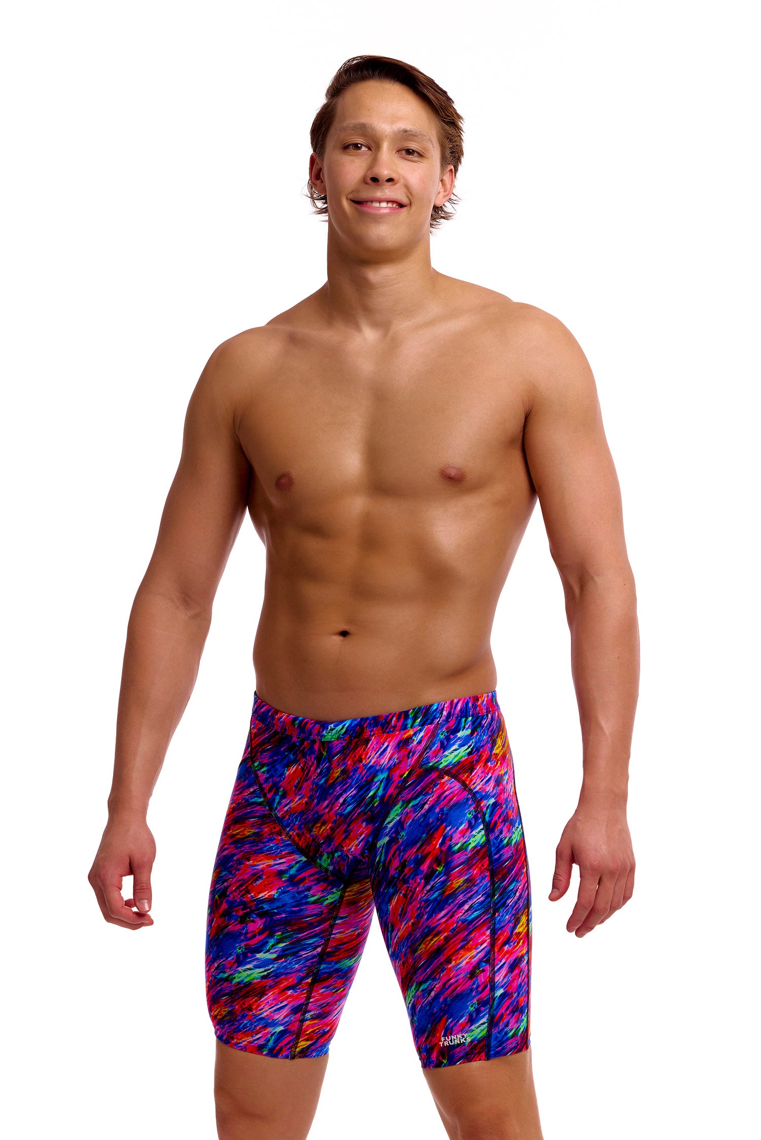 NEW! Funky Trunks Mens Training Jammers Big Bang-front view