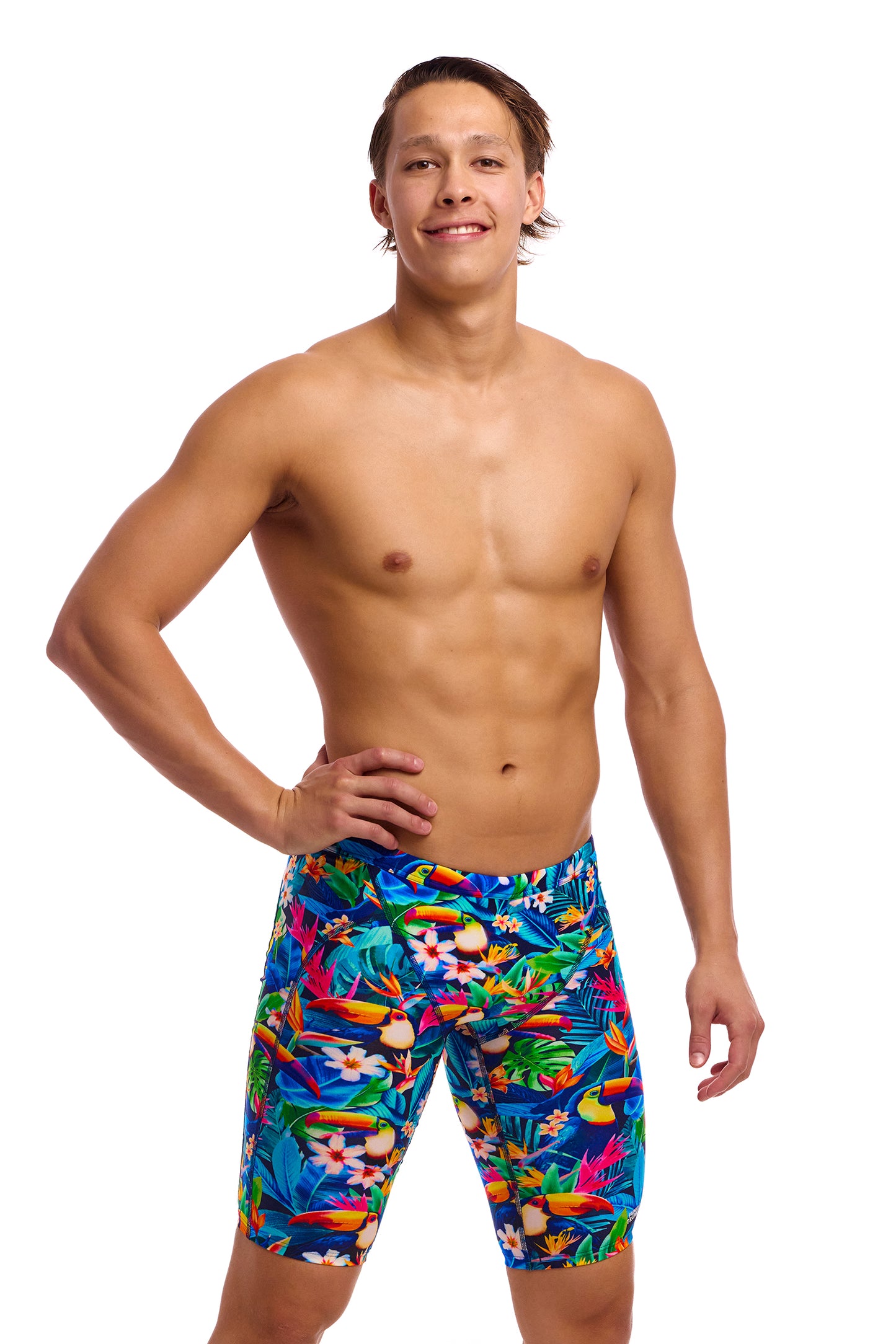 NEW! Funky Trunks Mens Training Jammers Birdie Wordie