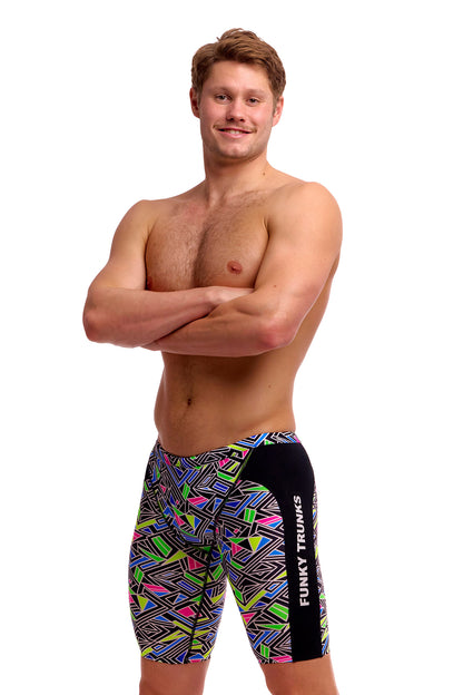 NEW! Funky Trunks Mens Training Jammers Bits Of Peace