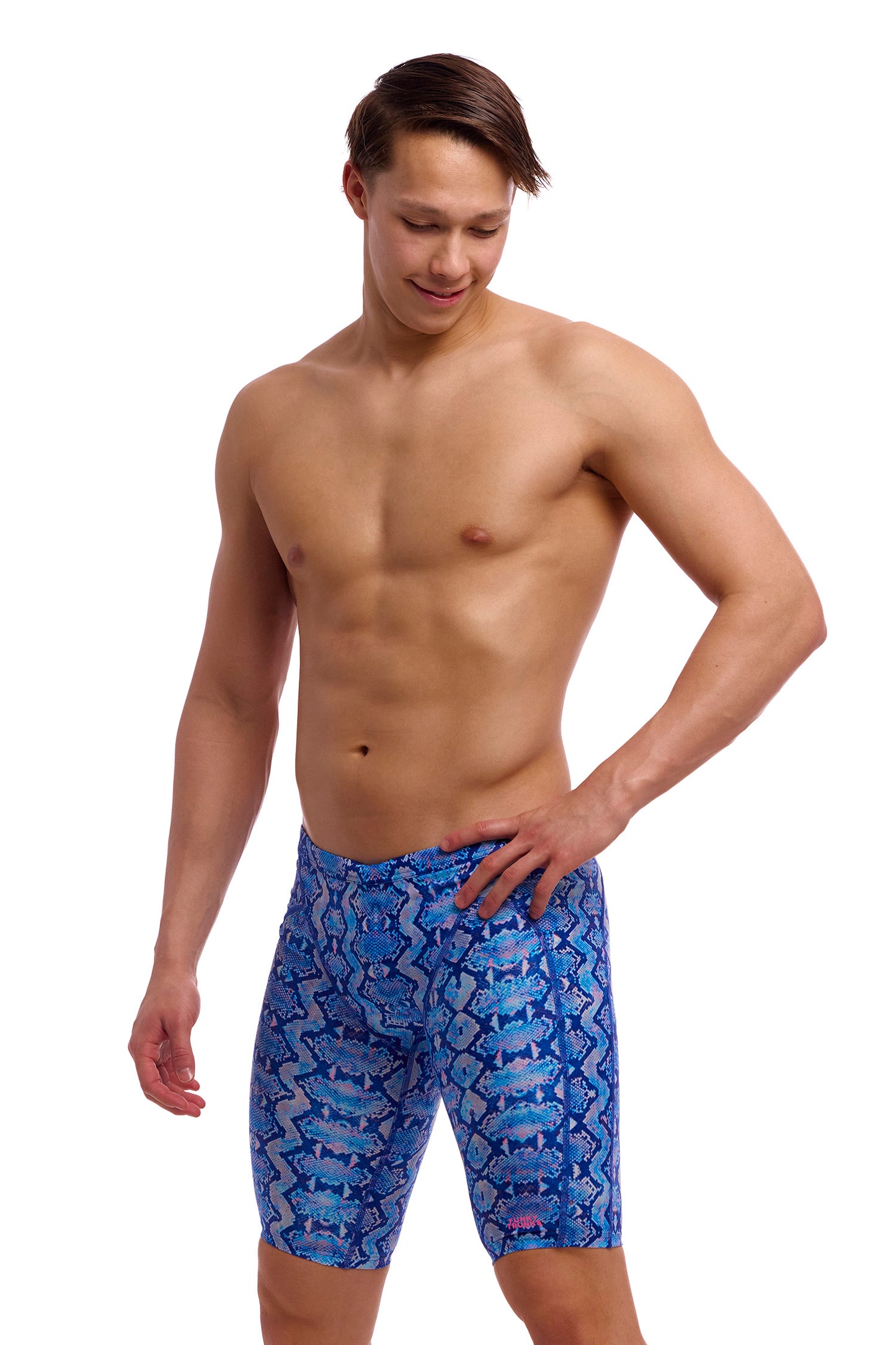 NEW! Funky Trunks Mens Training Jammers Blue Viper