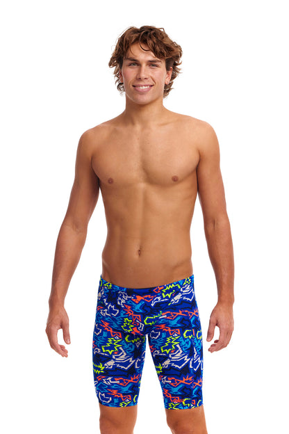 NEW! Funky Trunks Mens Eco Training Jammers Broken Hearts