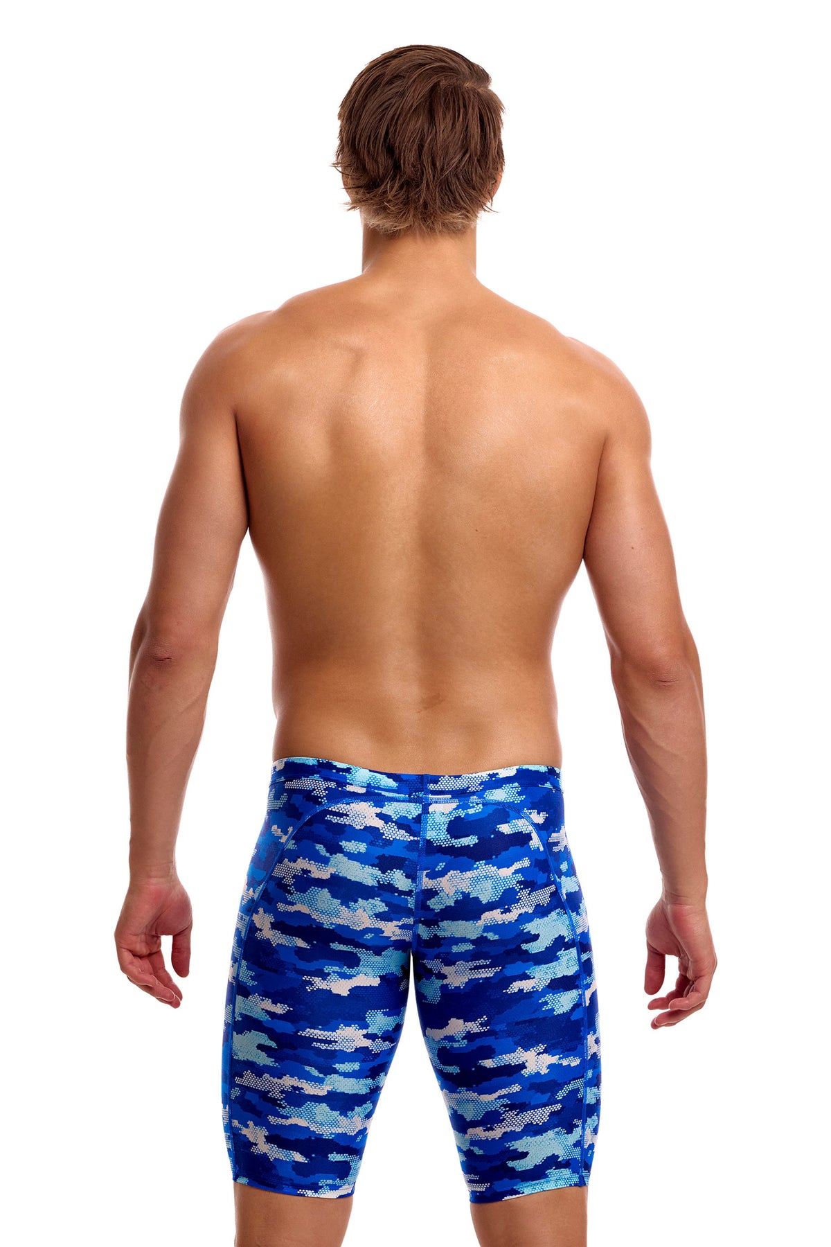 NEW! Funky Trunks Mens Training Jammers Clean Marine-Mens Training Jammers-[rear view]