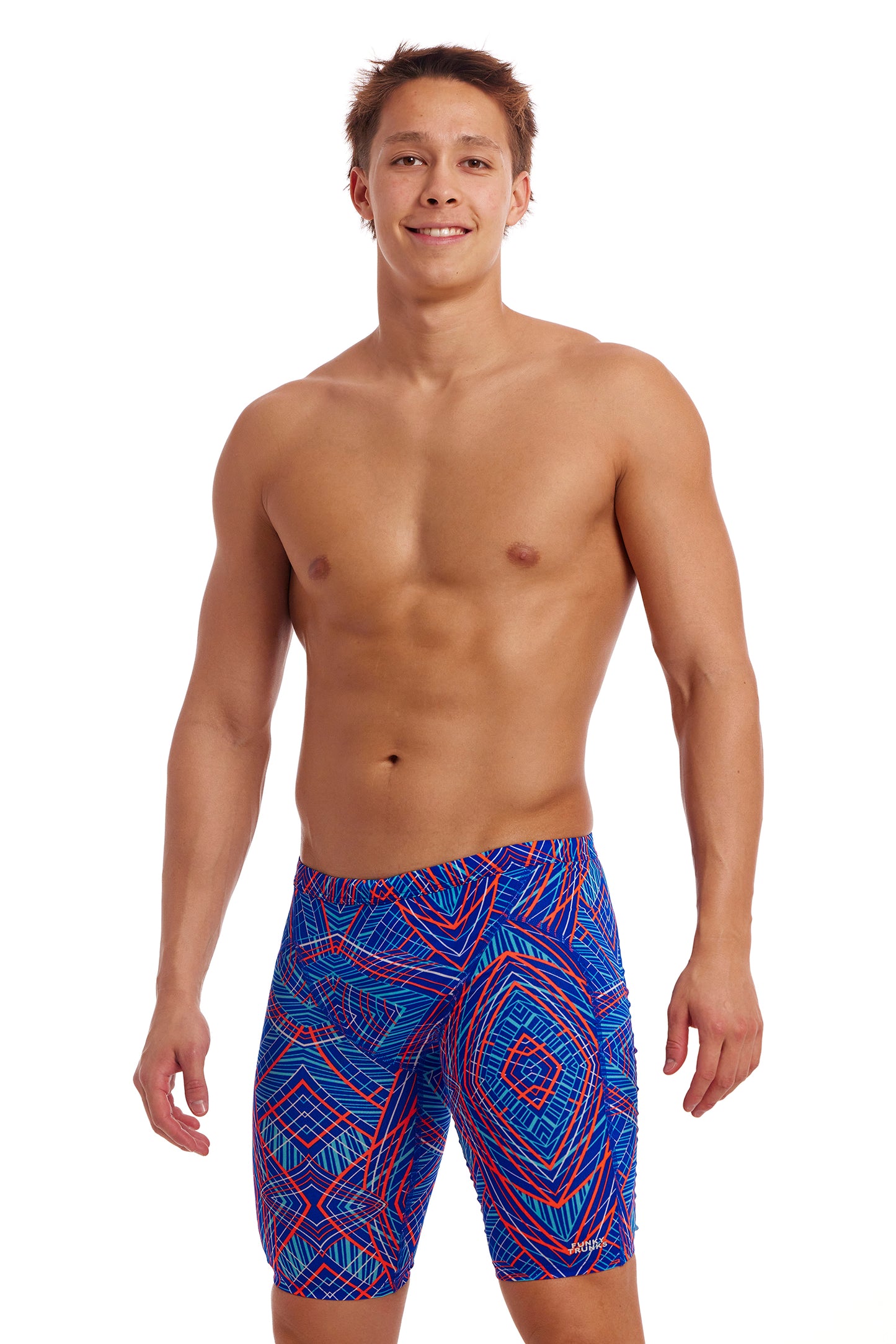 NEW! Funky Trunks Mens Training Jammers Frequency