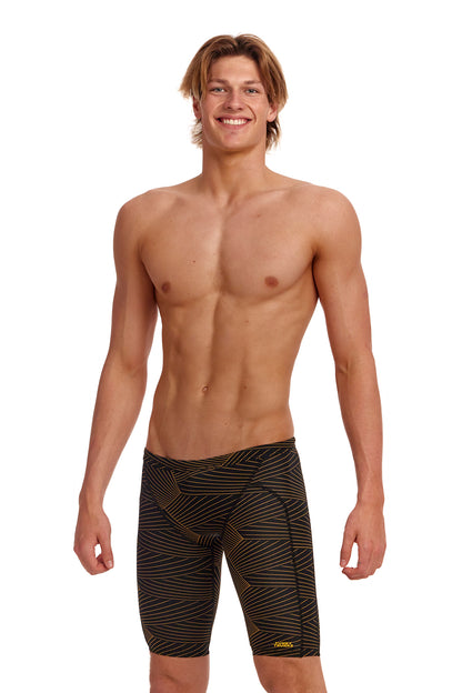 Funky Trunks Mens Training Jammers Gold Weaver