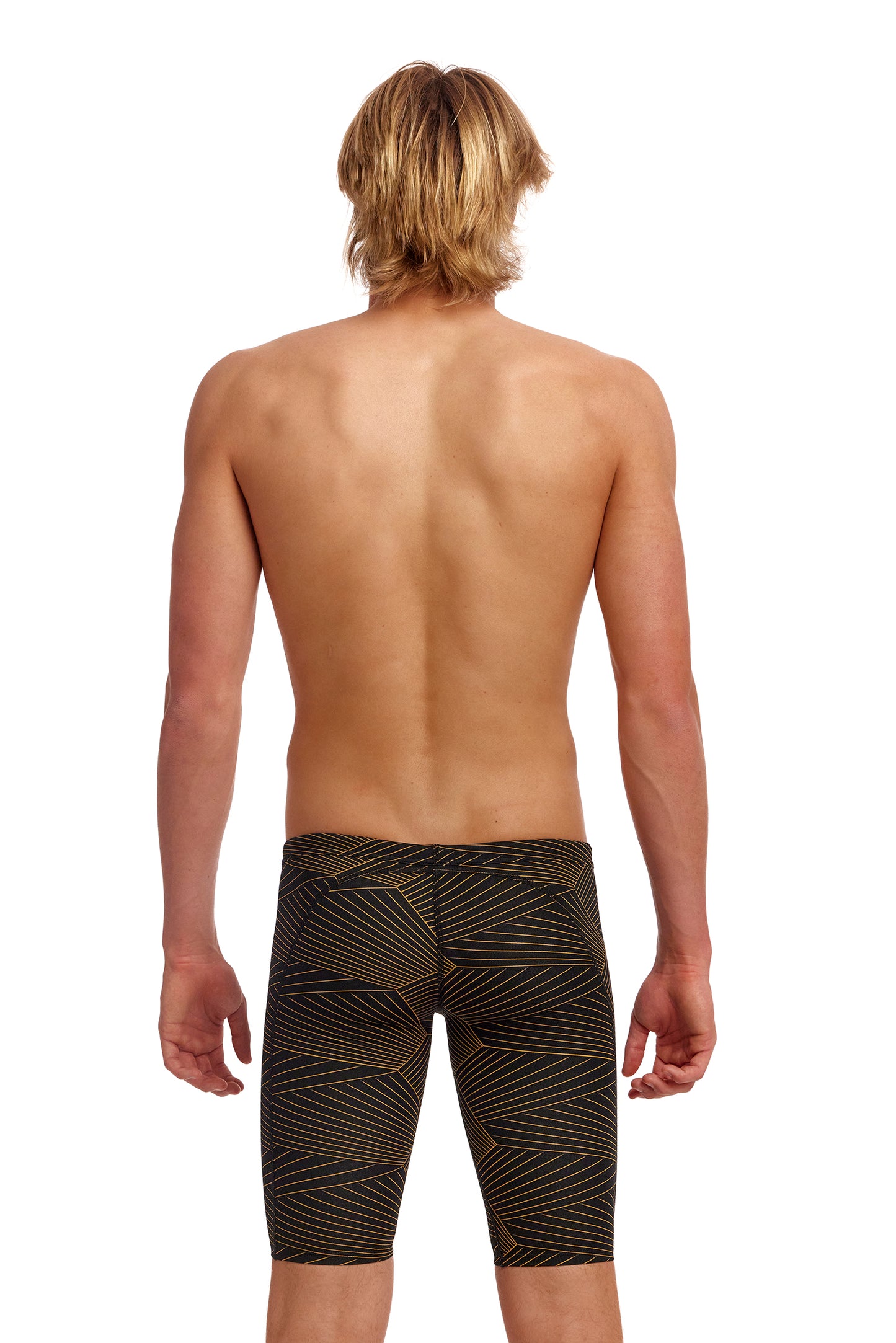 Funky Trunks Mens Training Jammers Gold Weaver