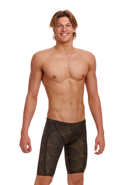 Funky Trunks Mens Training Jammers Gold Weaver