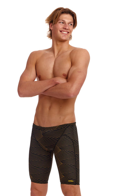 Funky Trunks Mens Training Jammers Gold Weaver