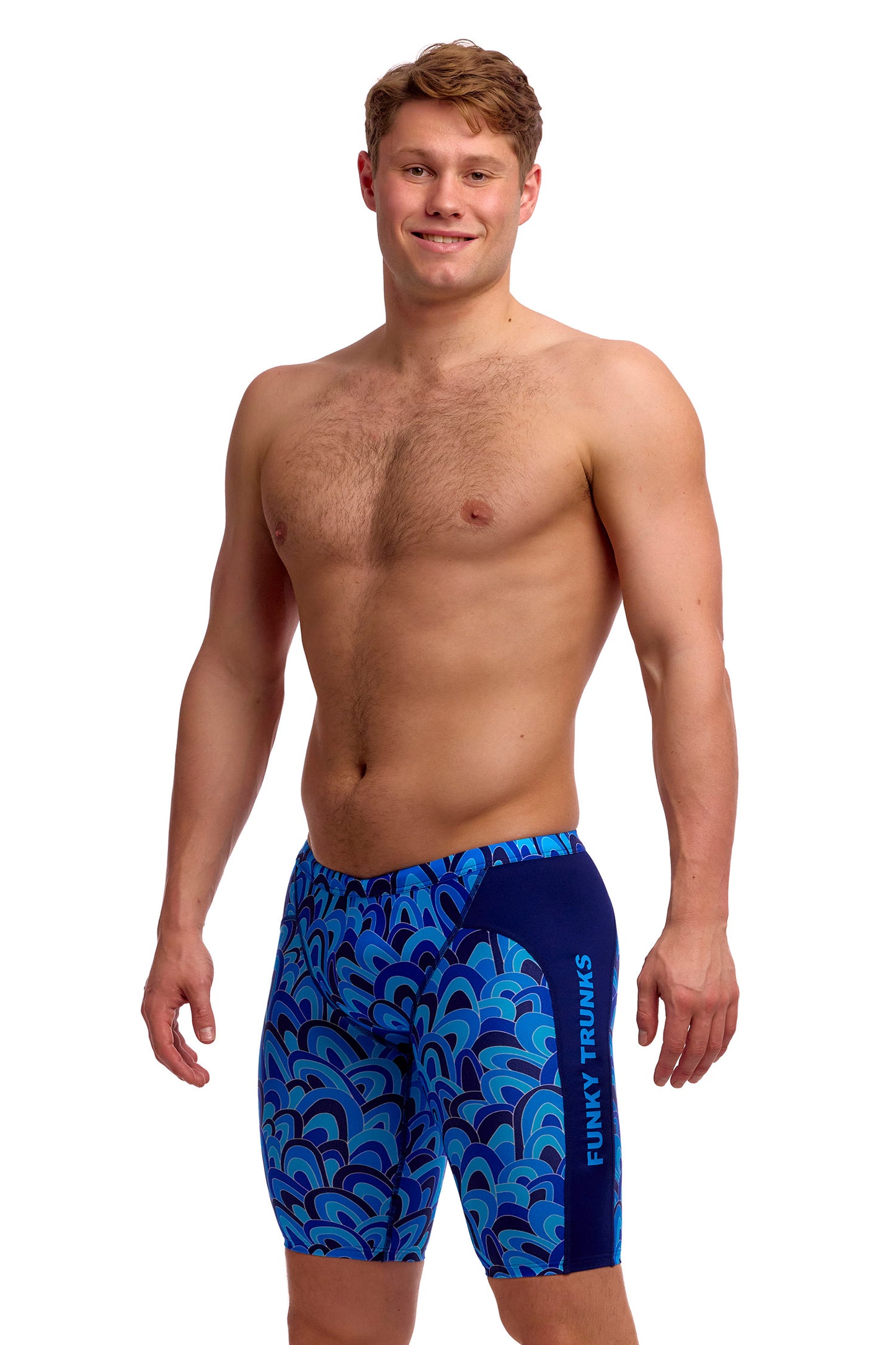 NEW! Funky Trunks Mens Training Jammers Hill Billy Blues
