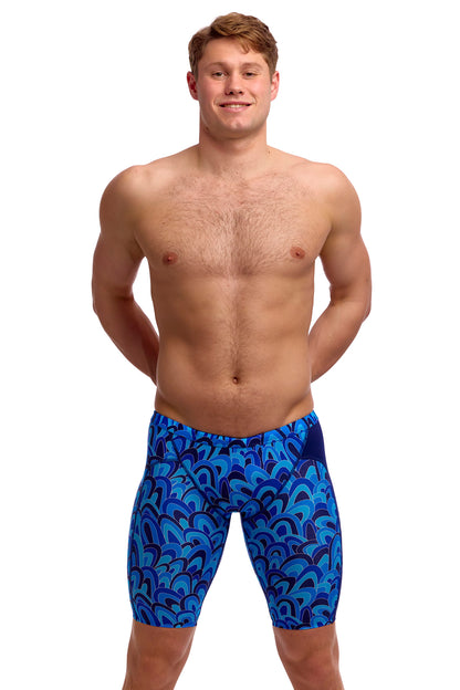 NEW! Funky Trunks Mens Training Jammers Hill Billy Blues