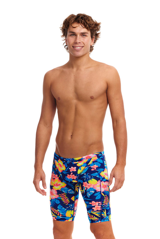 NEW! Funky Trunks Mens Eco Training Jammers In Bloom