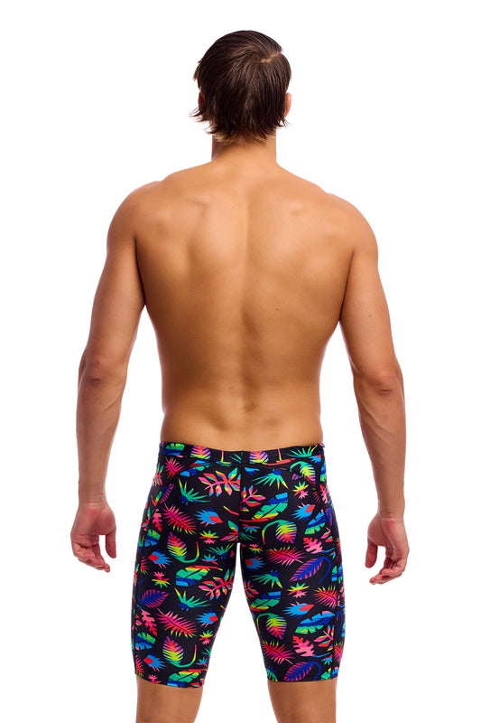 NEW! Funky Trunks Mens Training Jammers Lost Leaf-rear view