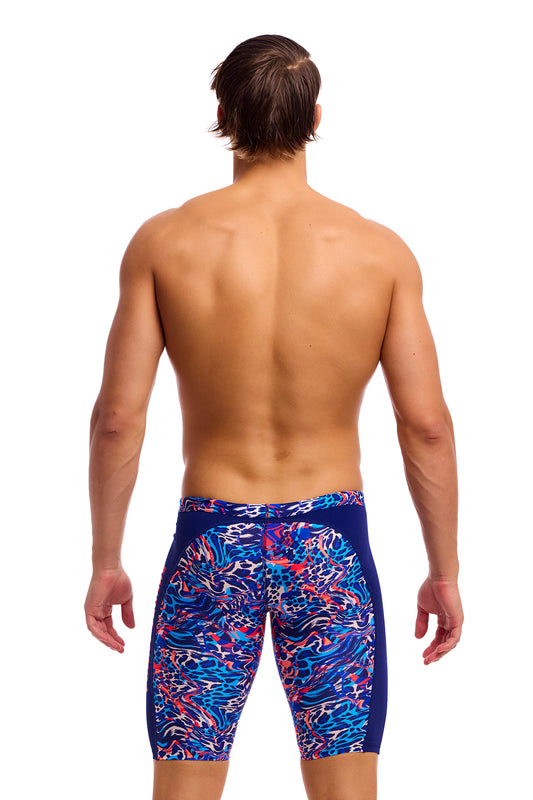NEW! Funky Trunks Mens Training Jammers Mad Cat-rear view