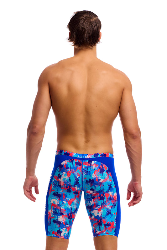 NEW! Funky Trunks Mens Training Jammers Messy Messy Messy-rear view