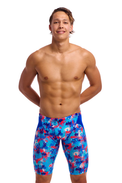 NEW! Funky Trunks Mens Training Jammers Messy Messy Messy
