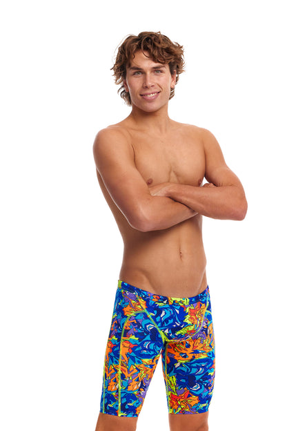 NEW! Funky Trunks Mens Eco Training Jammers Mixed Mess