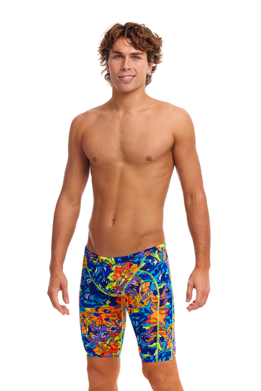 NEW! Funky Trunks Mens Eco Training Jammers Mixed Mess
