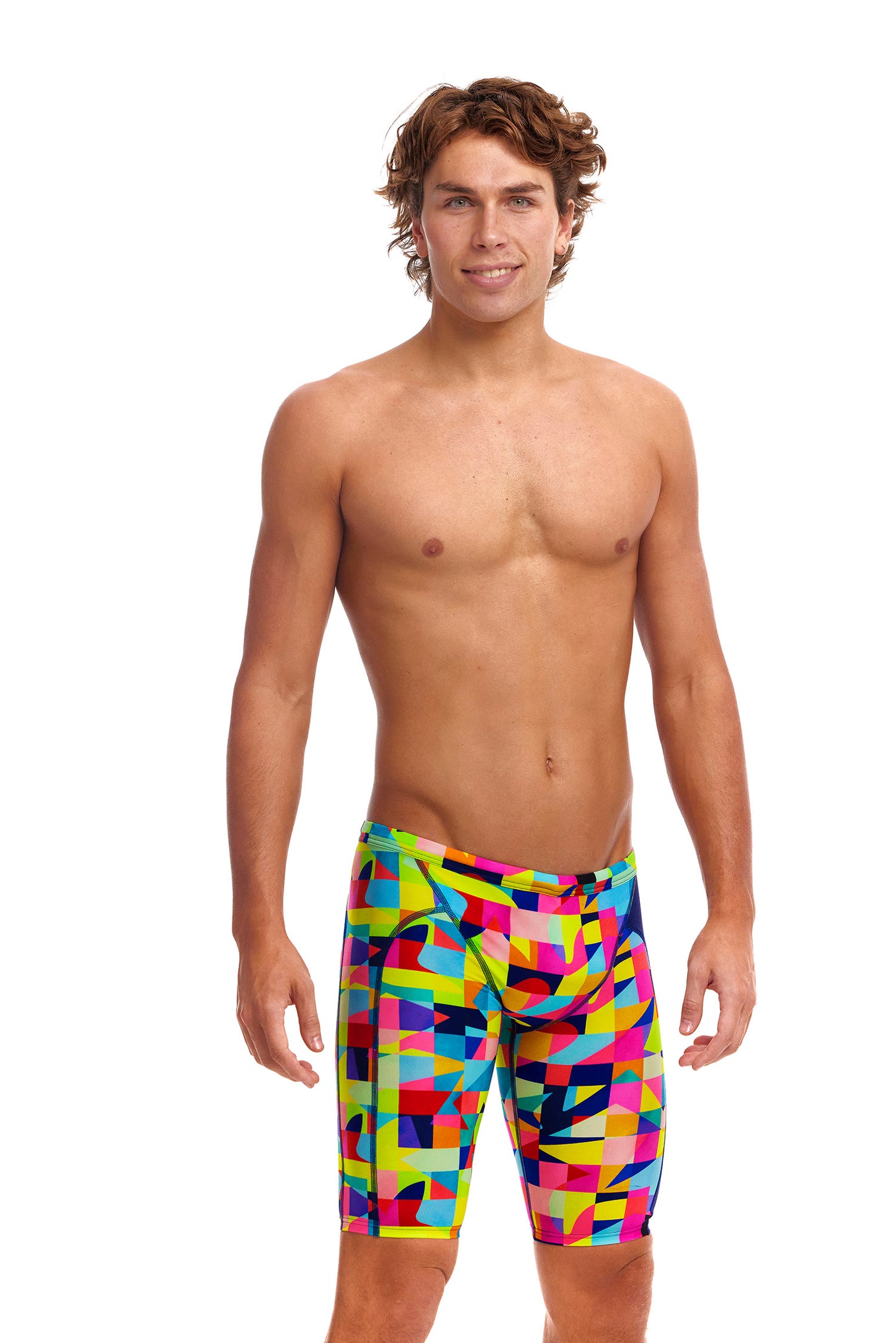 NEW! Funky Trunks Mens Eco Training Jammers On The Grid