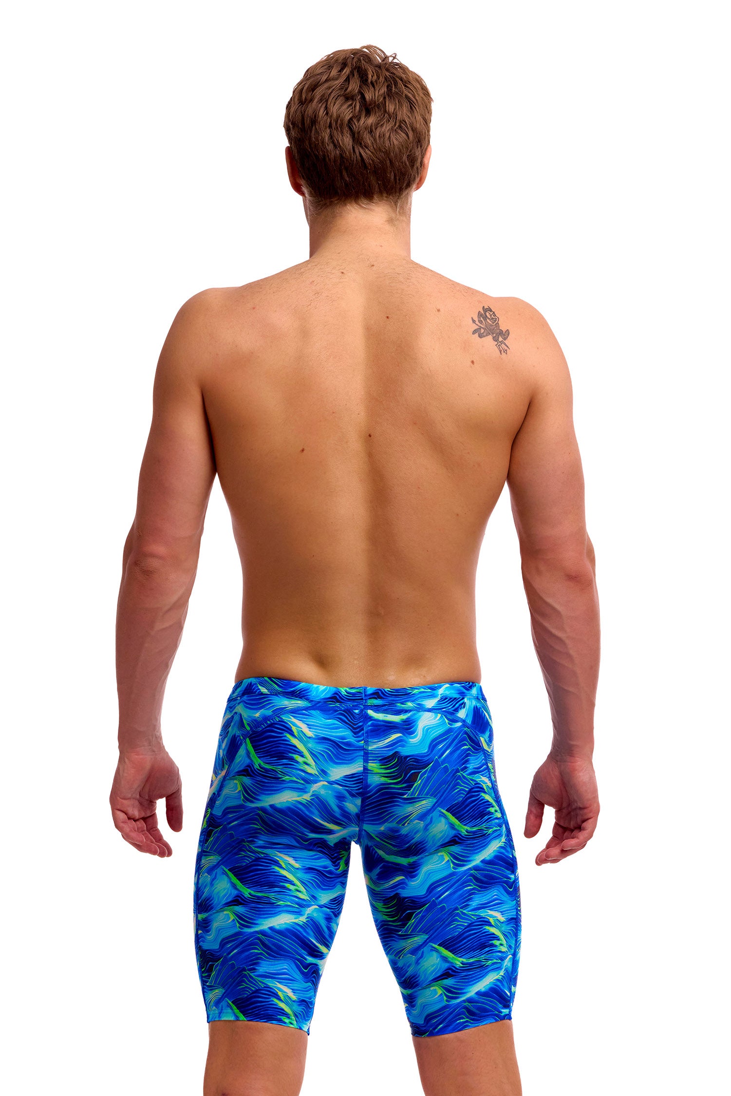 NEW! Funky Trunks Mens Training Jammers Storm Chaser-rear view