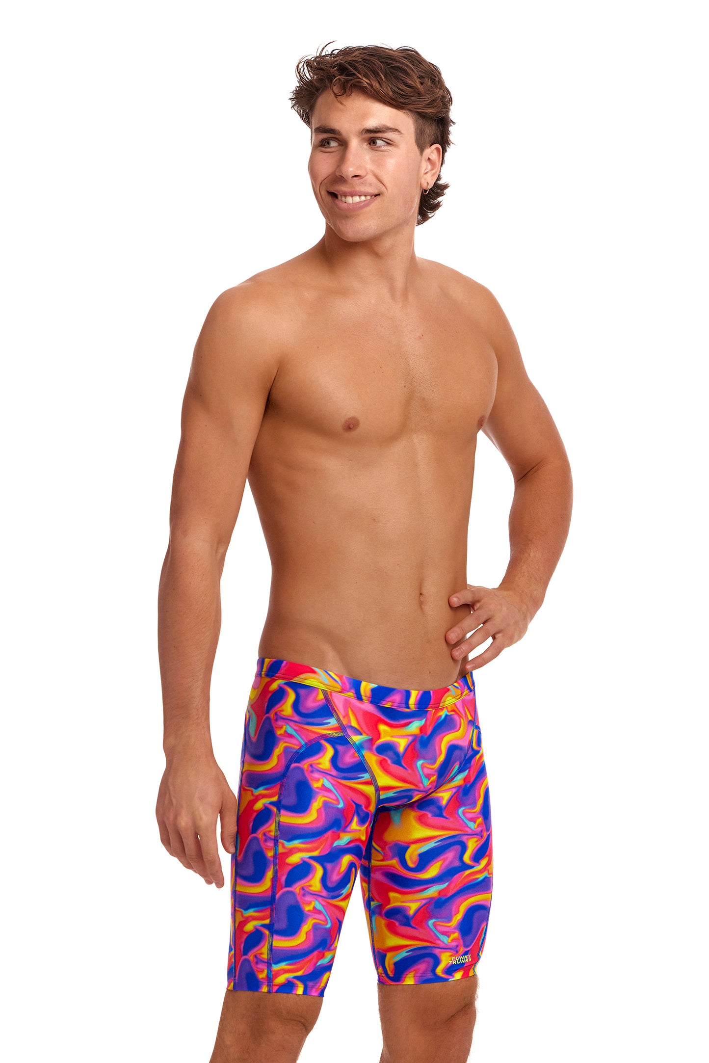 LAST ONE! Funky Trunks Mens Training Jammers Summer Swirl