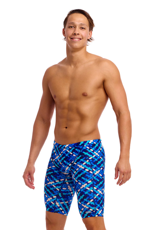 NEW! Funky Trunks Mens Training Jammers Under Over-front view