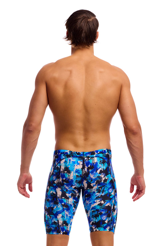 NEW! Funky Trunks Mens Training Jammers You Messer-rear view