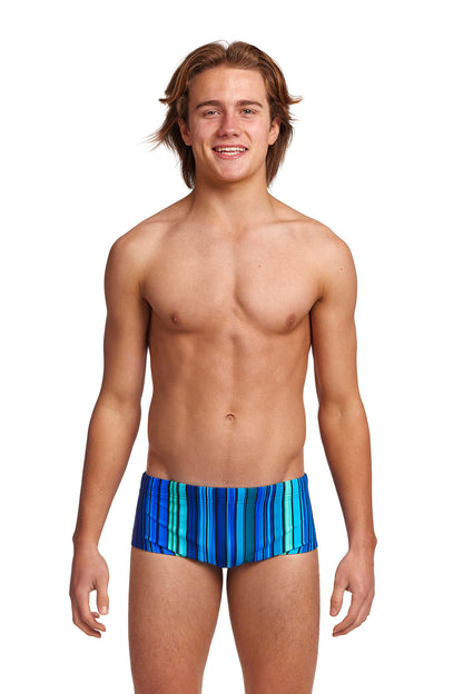 LAST ONE! Funky Trunks Boys Sidewinder Trunks Beam Bars