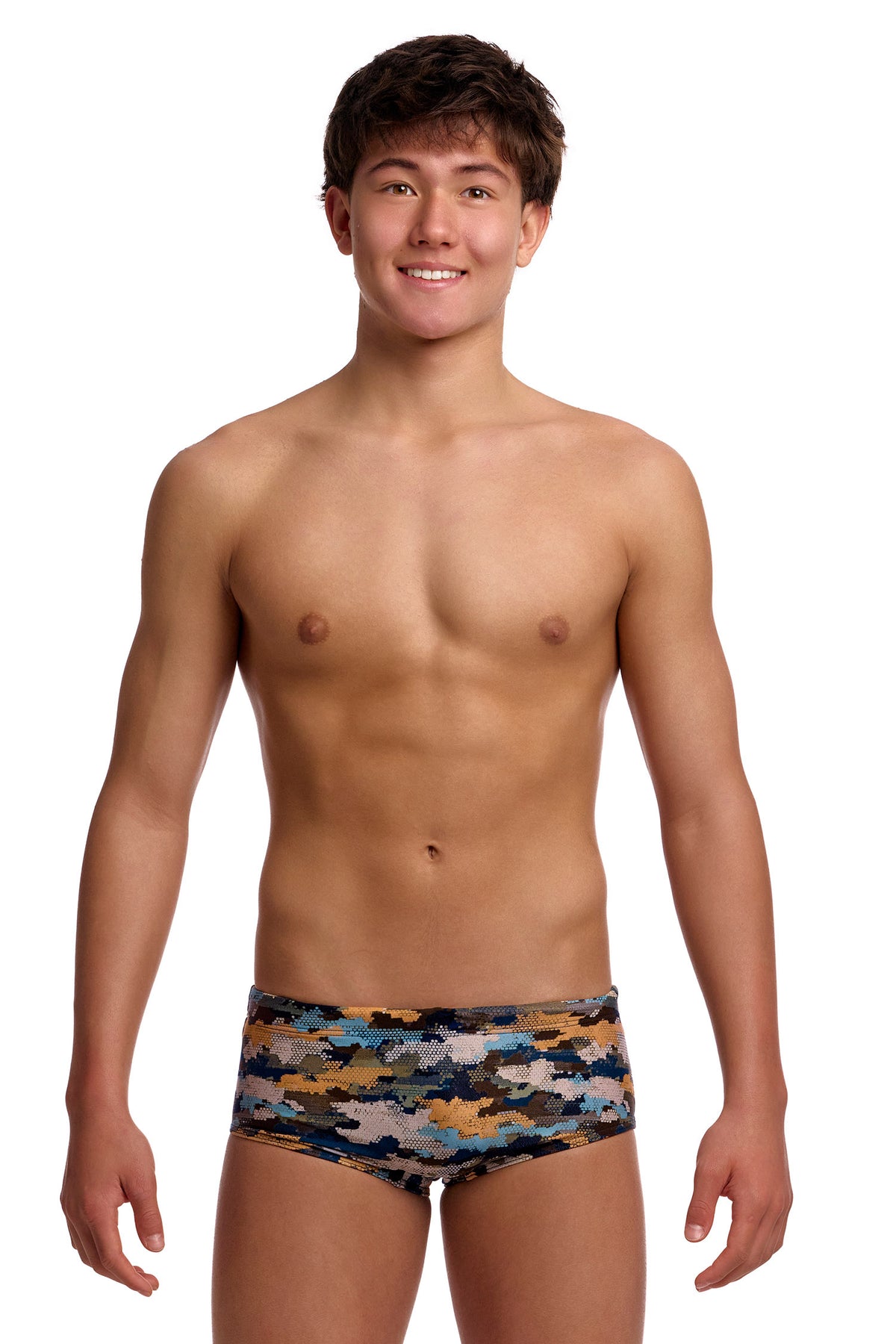 NEW! Funky Trunks Boys Sidewinder Trunks Bilko Baby-Boys Sidewinder Trunks-[front view]