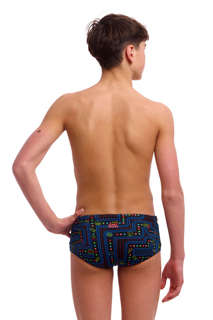 NEW! Funky Trunks Boys Sidewinder Trunks Chomp Chomp