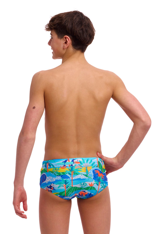 NEW! Funky Trunks Boys Sidewinder Trunks Duuude