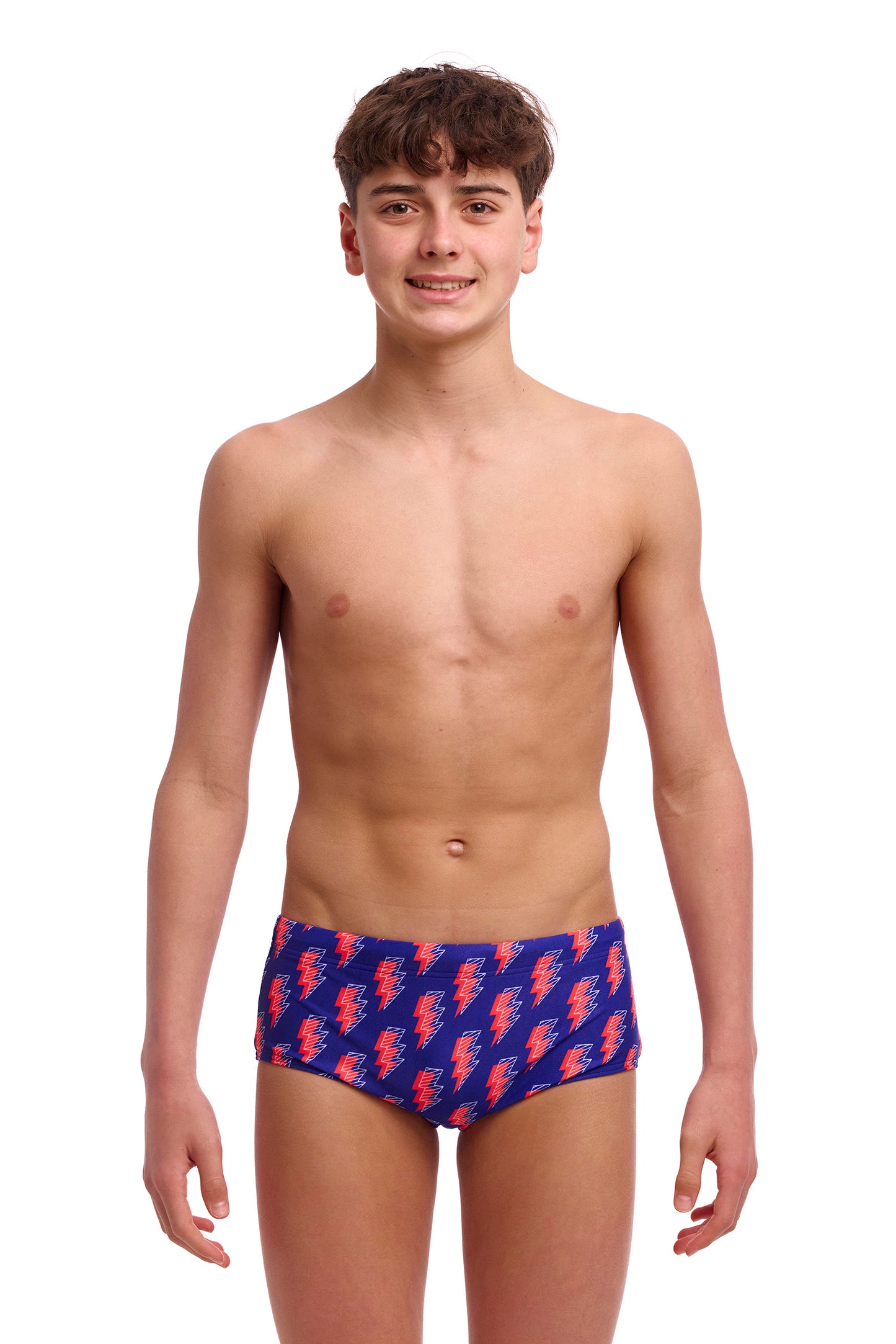 NEW! Funky Trunks Boys Sidewinder Trunks Flash